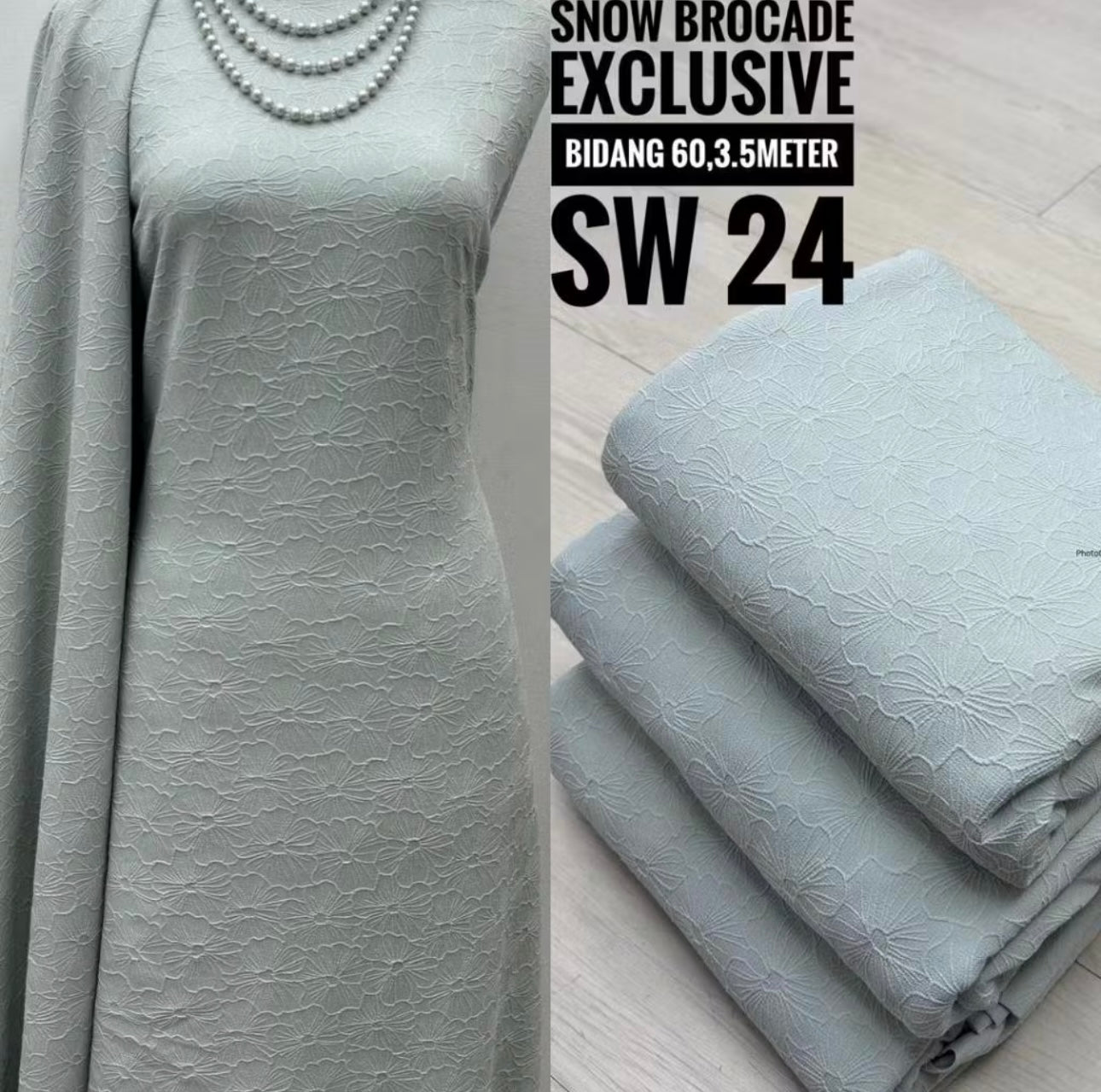 Kain Pasang Snow Brocade Exclusive