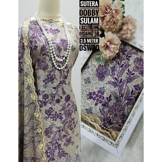 Kain Pasang Sutera Dobby Sulam Exclusive