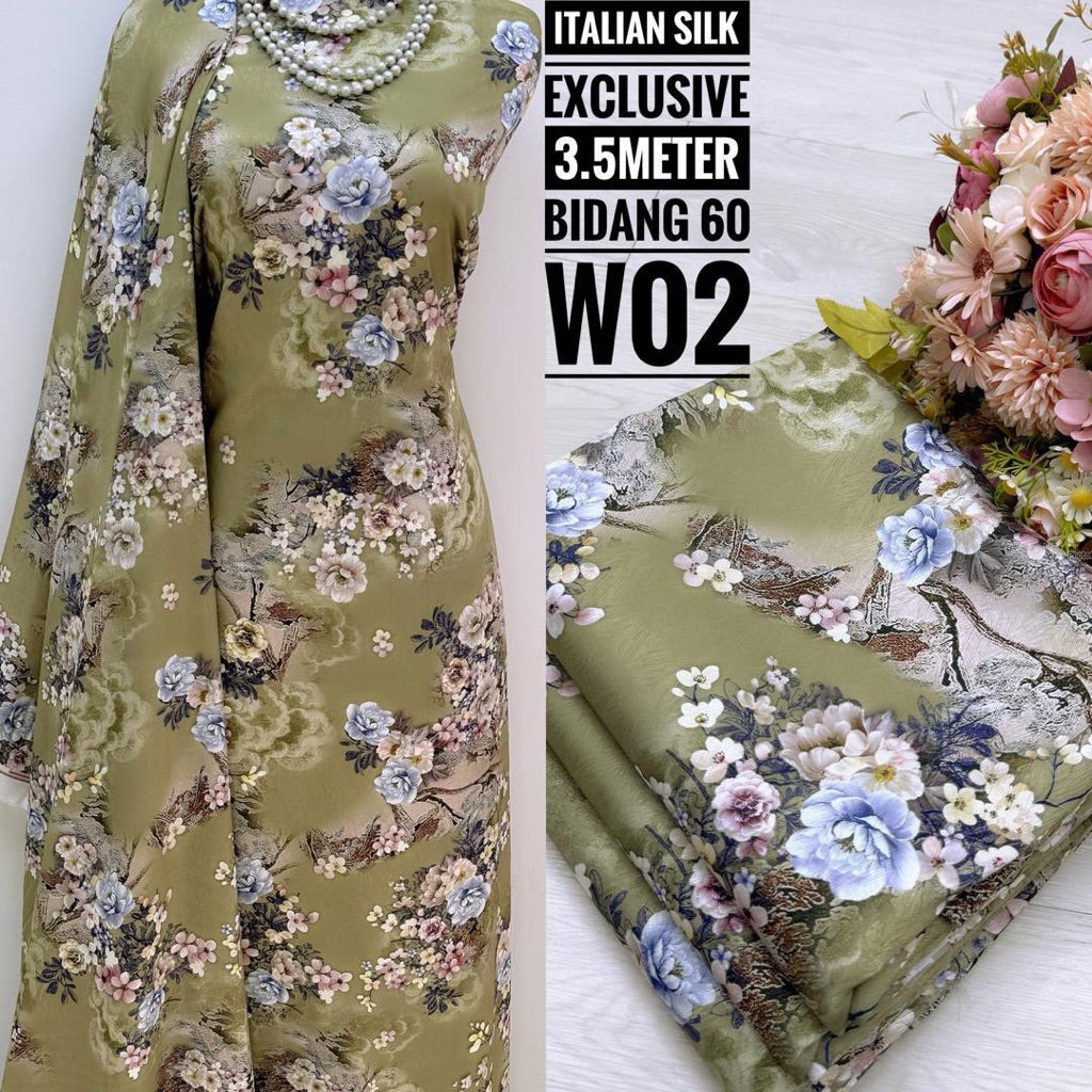 Kain Pasang Italian Silk Exclusive