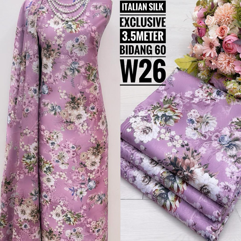 Kain Pasang Italian Silk Exclusive